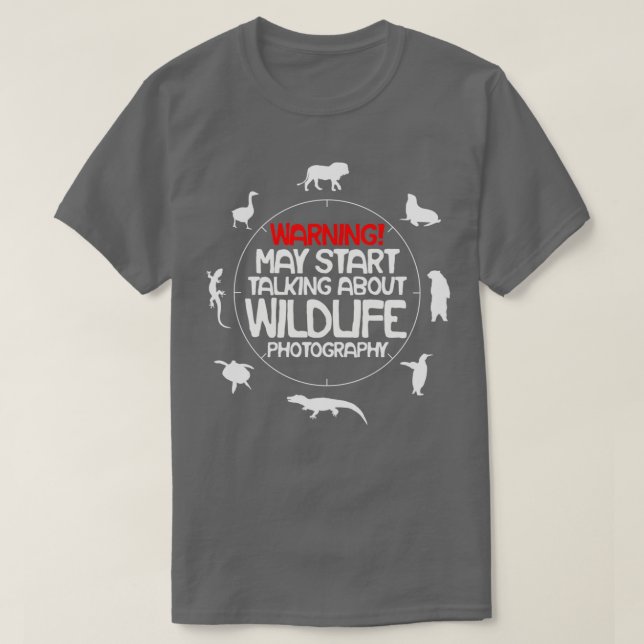 Wildlife Photographer Photography    (2)  T-Shirt (Design Front)