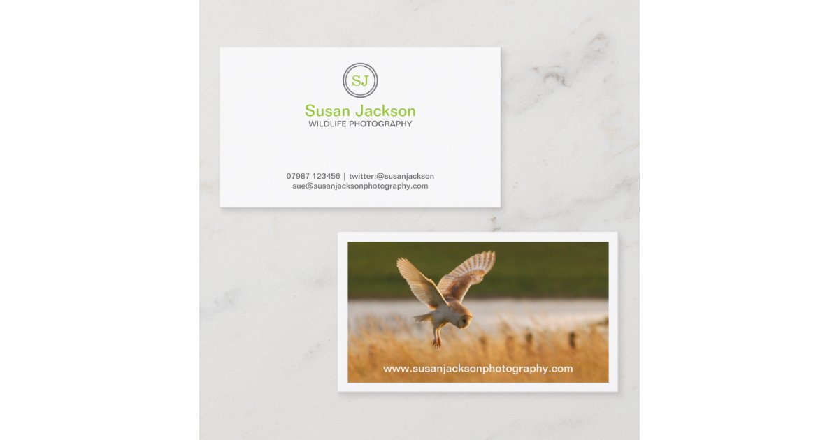 Wildlife Photography Business Card Zazzle