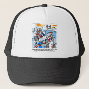 Wildlife & Politics In Alaska Funny Gifts & Tees Trucker Hat