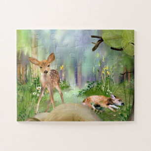 Wildlife Puzzle-Deer Jigsaw Puzzle