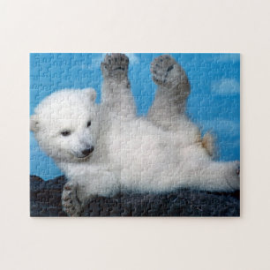 Wildlife Puzzle-Polar Bear Cub Jigsaw Puzzle