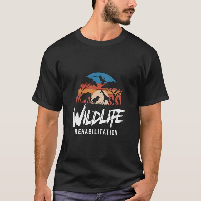 Wildlife Rehabilitation - Nature n Animal Lover's T-Shirt (Front)