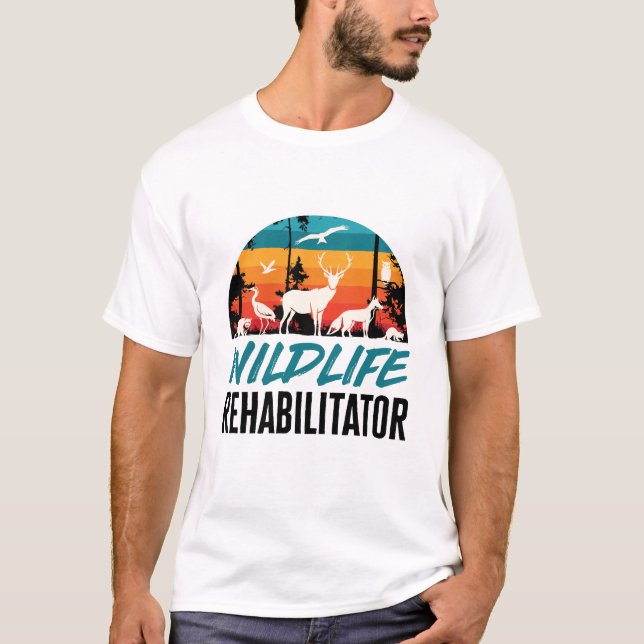 Wildlife Rehabilitator Rescue T-Shirt (Front)