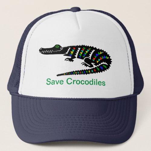 Wildlife _ Save CROCODILES _ Nature _Ecology Trucker Hat