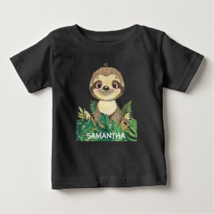 Wildlife Sloth Baby T-Shirt