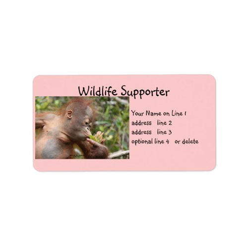 Wildlife Supporter Label