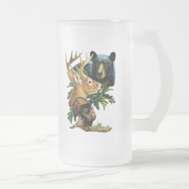 Wildlife Tall Beer Stein Beer Mug (Right)