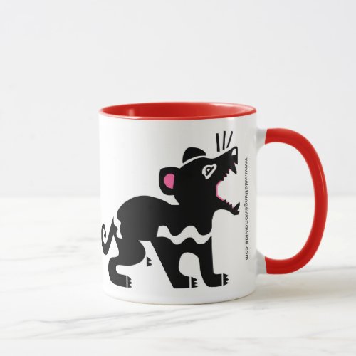 Wildlife Tasmanian DEVIL _ Endangered animal _ Mug