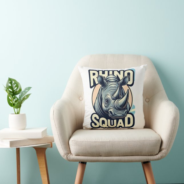 Wildlife Throw Pillow (Chair)