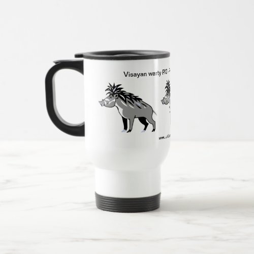 Wildlife _Visayan Warty PIG _Conservation_ Warthog Travel Mug