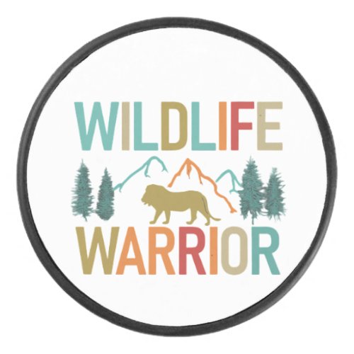 Wildlife Warrior Hockey Puck