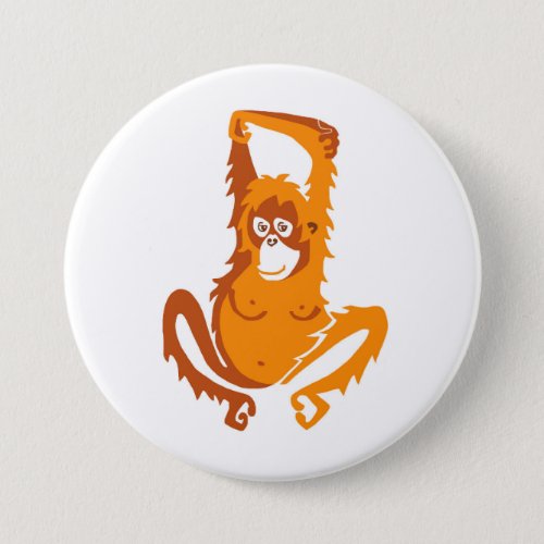 Wildlife warrior _Orangutan _ button