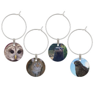 Wildlife Wine Charms