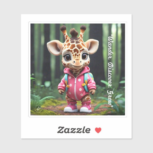 "Wildlife Wonder Kid" Sticker (Sheet)