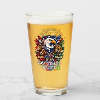 Wildlife World Unity Football Animal Art 2026 Glass