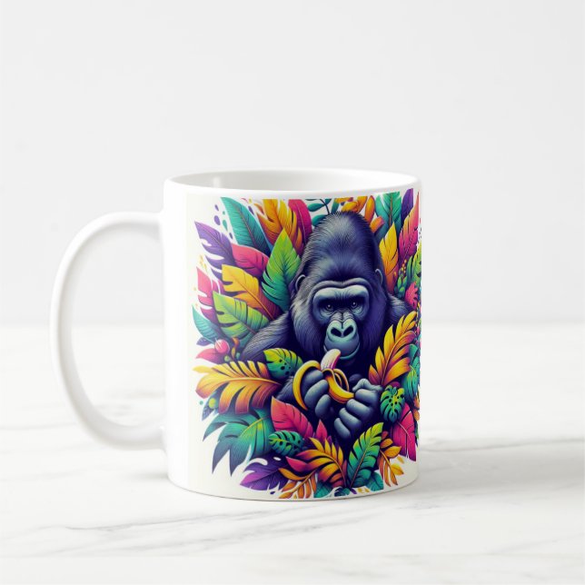 Wildly Cool Gorilla Mug (Left)