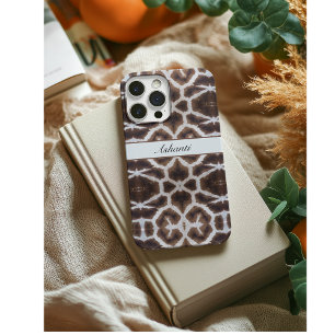 Wildly Elegant Personalized Safari Giraffe Print iPhone 11 Pro Case