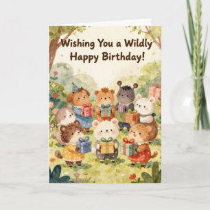 Wildly Happy Birthday Card