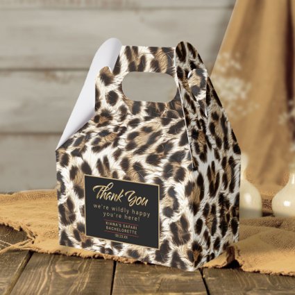 Wildly Happy Thank You White Leopard ID1157