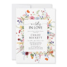 Wildly in Love Wildflower Bridal Shower