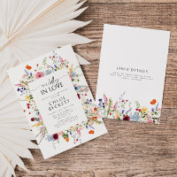 Wildly in Love Wildflower Bridal Shower