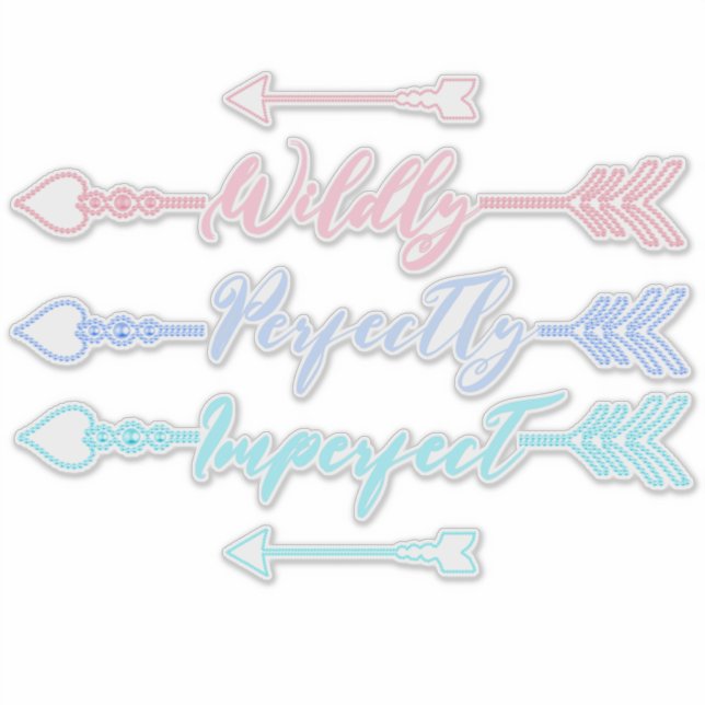 Wildly Perfectly Imperfect Stickers (Front)