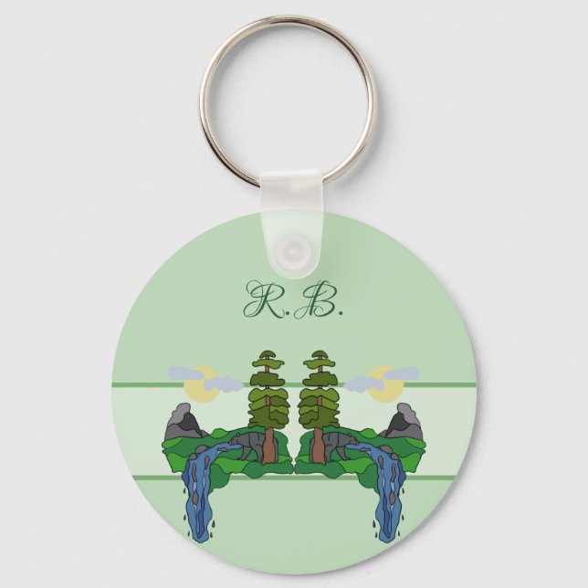 Wildnis personalisiert keychain (Front)