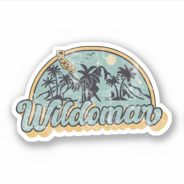 Wildomar, California Sticker (Front)