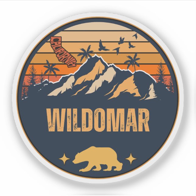 Wildomar, California Sticker (Front)