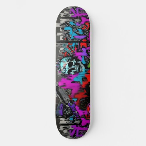 Wildstyle Graffiti 5 Skateboard