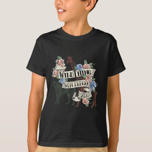 Wildthing Art for San Diego Zoo T_Shirt