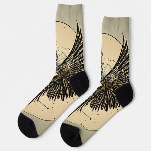 WildWings Crystal Eagle Socks