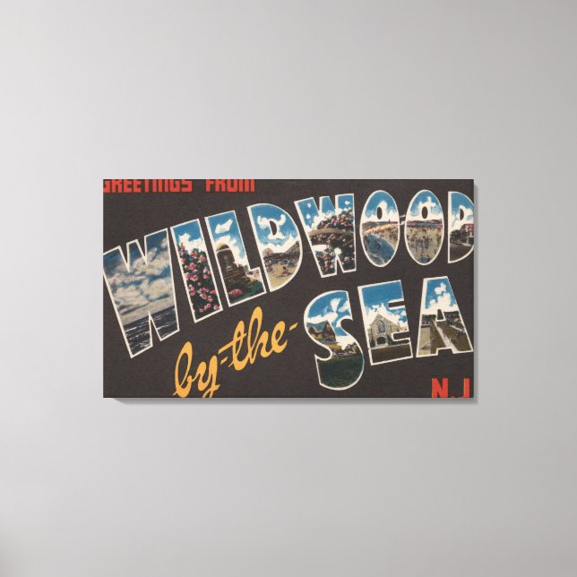 Wildwood-by-the-Sea, New Jersey 2 Canvas Print (Front)