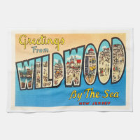 Wildwood by the Sea New Jersey NJ Vintage Postcard