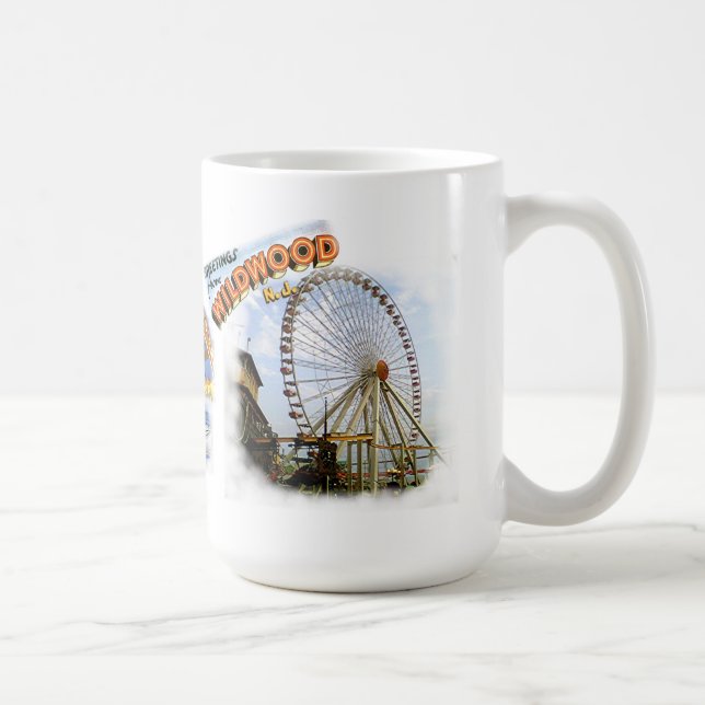 Wildwood, New Jersey Boardwalk Coffee Mug (Right)