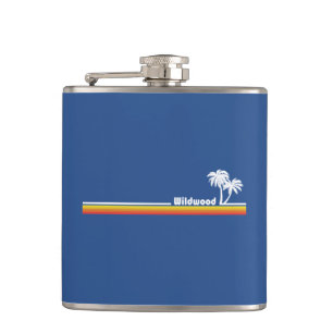 Wildwood, New Jersey Flask