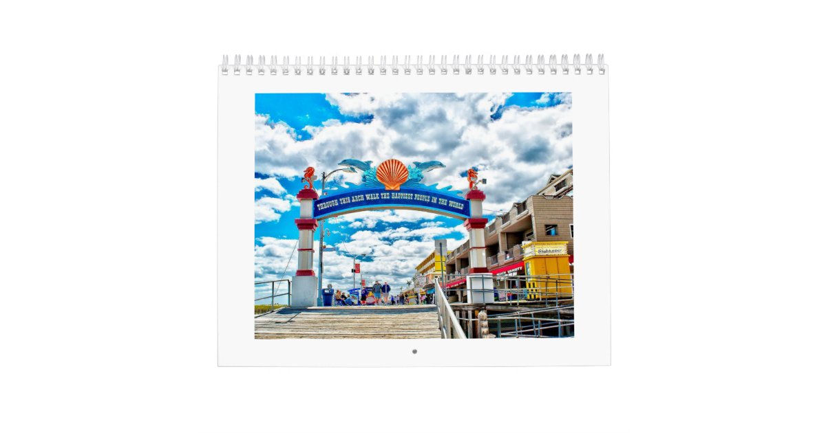 Wildwood New Jersey Photo Calendar Zazzle