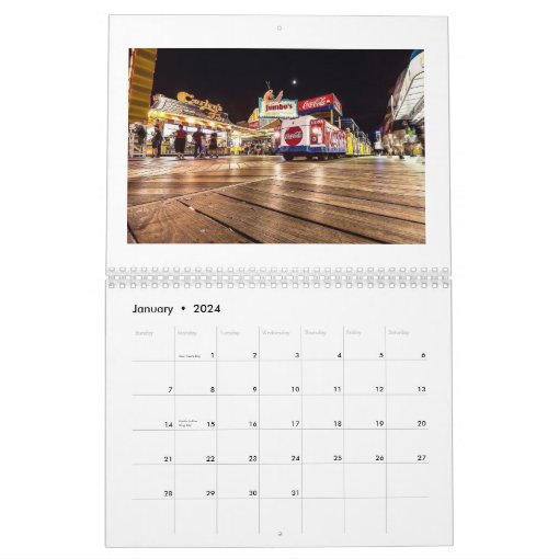 Wildwood New Jersey Photo Calendar Zazzle