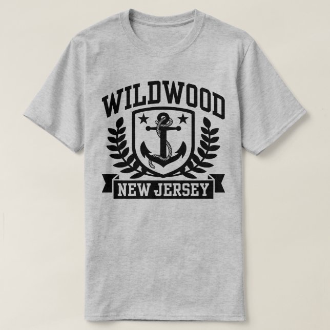 Wildwood New Jersey T-Shirt (Design Front)
