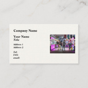 Wildwood NJ Boardwalk Arcade Business Card
