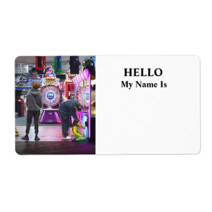 Wildwood NJ Boardwalk Arcade Label
