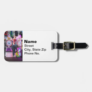 Wildwood NJ Boardwalk Arcade Luggage Tag