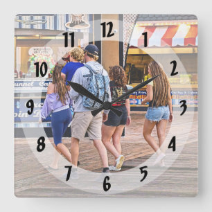 Wildwood NJ – Boardwalk Bakery Square Wall Clock