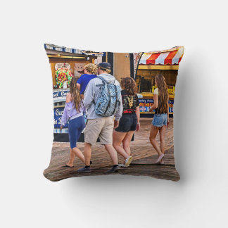 Wildwood NJ – Boardwalk Bakery Throw Pillow