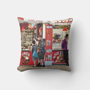 Wildwood NJ – Food Stand Throw Pillow