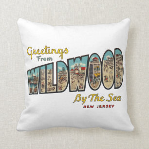 Wildwood NJ Throw Pillow