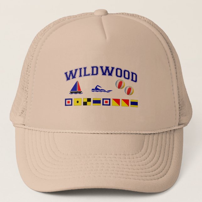 Wildwood, NJ Trucker Hat (Front)