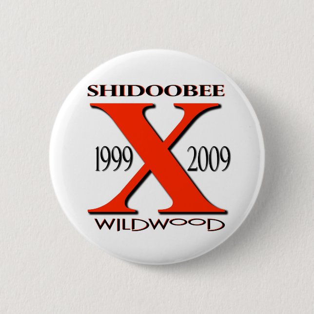 Wildwood Shidoobee round button (Front)