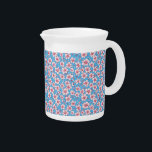 Wildwood Whispers Beverage Pitcher<br><div class="desc">A delicate yet persistent flower,  often found hidden amidst the quiet corners of the forest or sprawling meadows. Its subtle colors and modest charm tell tales of forgotten paths and gentle breezes,  embodying the quiet,  resilient beauty of untouched wilderness.</div>