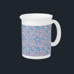 Wildwood Whispers Beverage Pitcher<br><div class="desc">A delicate yet persistent flower,  often found hidden amidst the quiet corners of the forest or sprawling meadows. Its subtle colors and modest charm tell tales of forgotten paths and gentle breezes,  embodying the quiet,  resilient beauty of untouched wilderness.</div>
